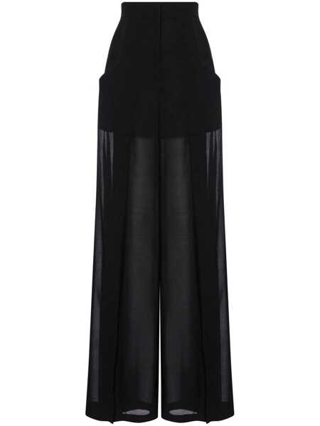 Pantaloni casual Philosophy Philosophy Di Lorenzo Serafini  Trousers Black Femei (BM 18707916) 1