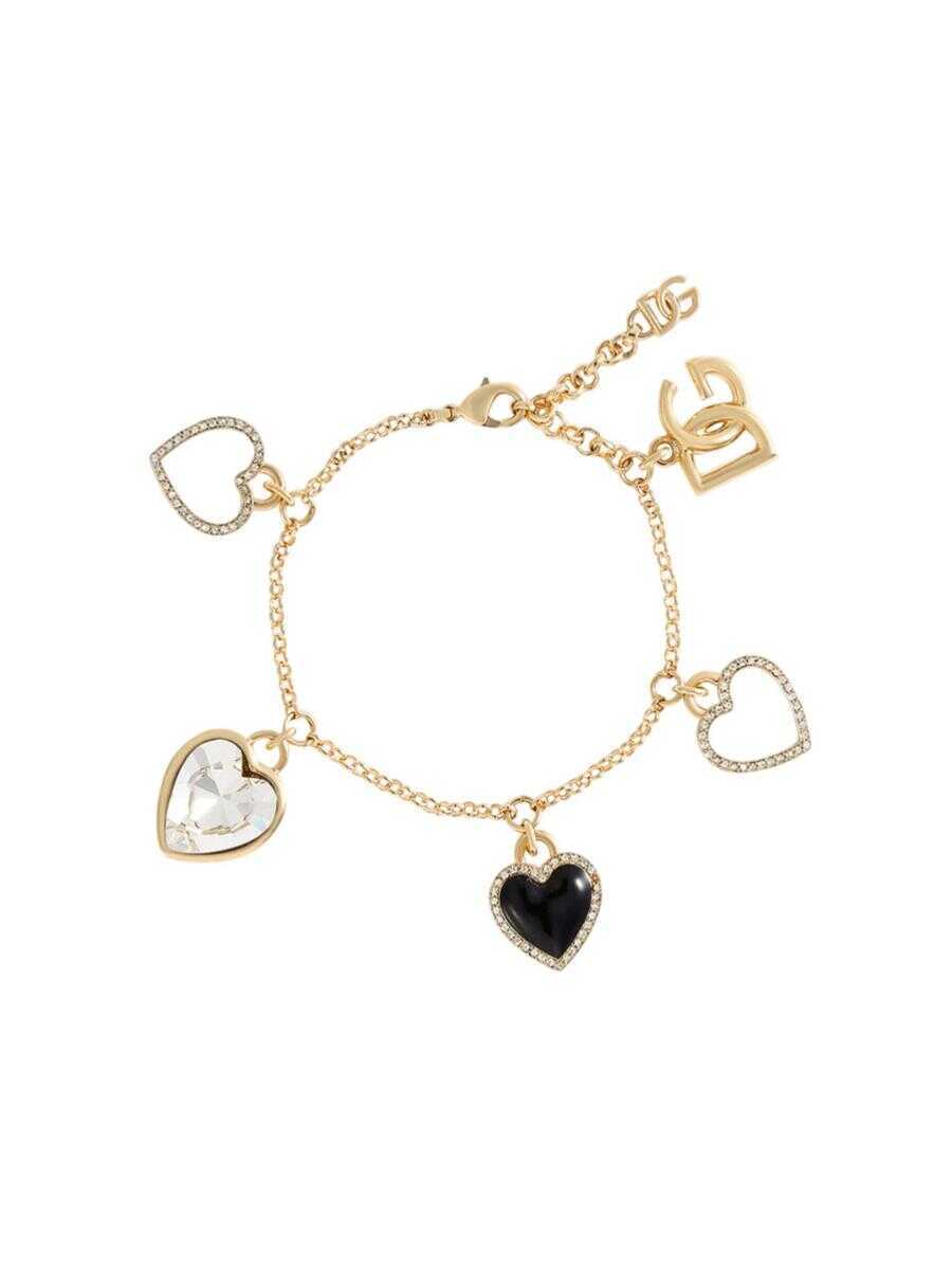 Bratari Dolce & Gabbana Dolce & Gabbana Italian Tailored Bracelet With Heart-Shaped Charms GREY Femei (BM 18707928) 1