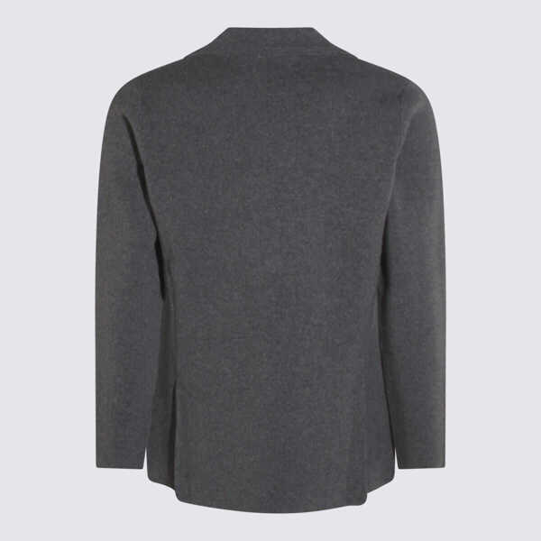 Pulovere Lardini Lardini Dark Grey Wool Knitwear GREY Barbati (BM 18708108) 2