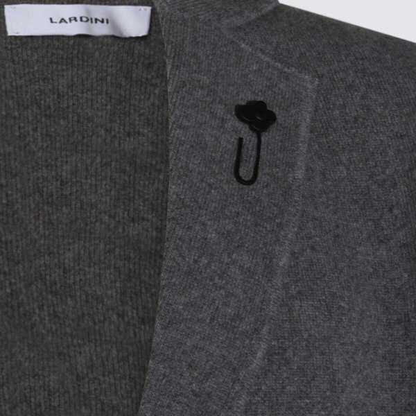 Pulovere Lardini Lardini Dark Grey Wool Knitwear GREY Barbati (BM 18708108) 3