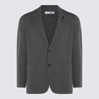 Pulovere Lardini Dark Grey Wool Knitwear Barbati
