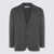 Lardini Lardini Dark Grey Wool Knitwear GREY