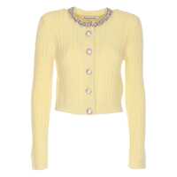 Cardigane Self-Portrait Crewneck Cardigan Femei