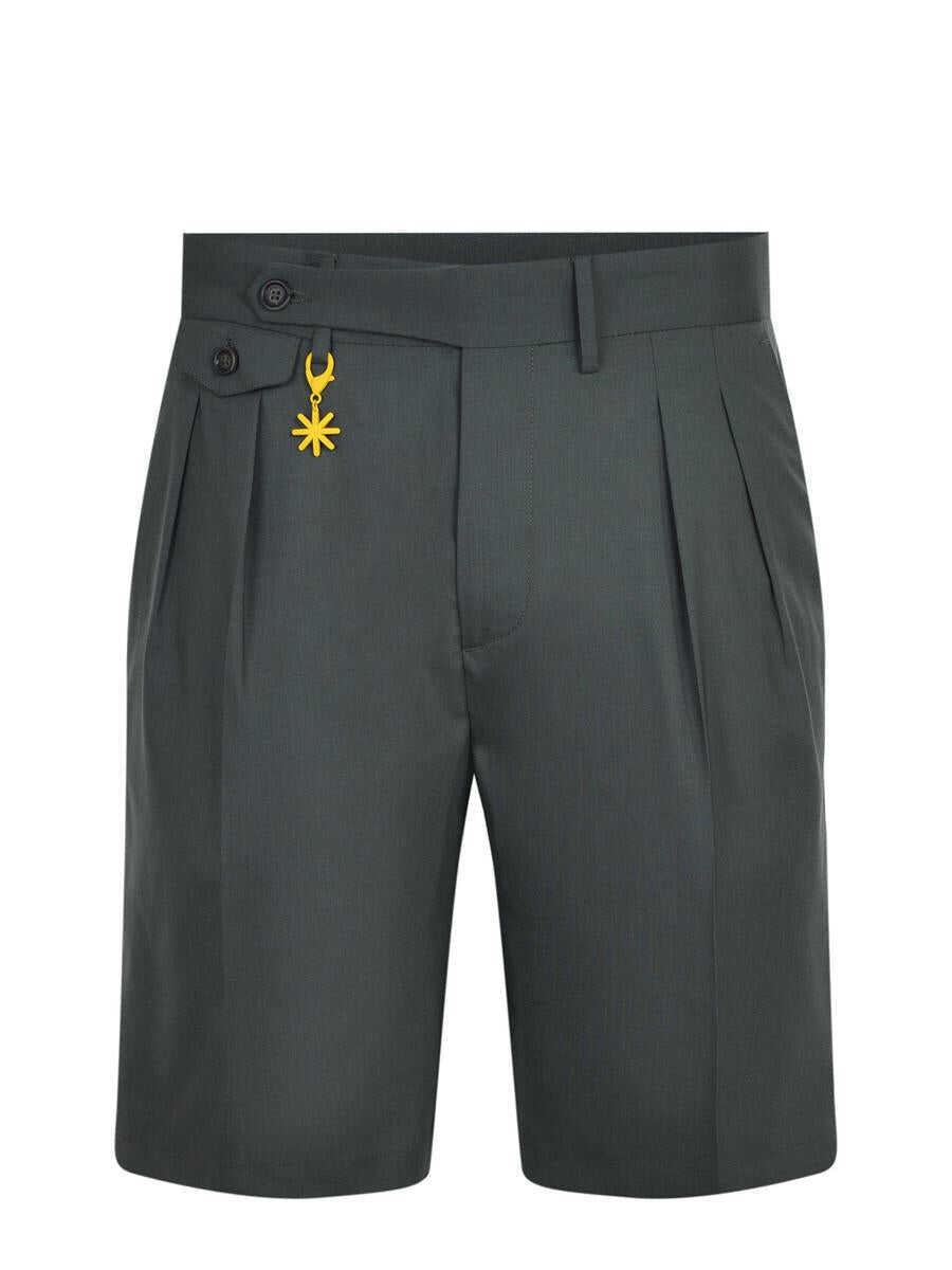 Pantaloni Manuel Ritz Manuel Ritz  Shorts GREEN Barbati (BM 18708195) 1