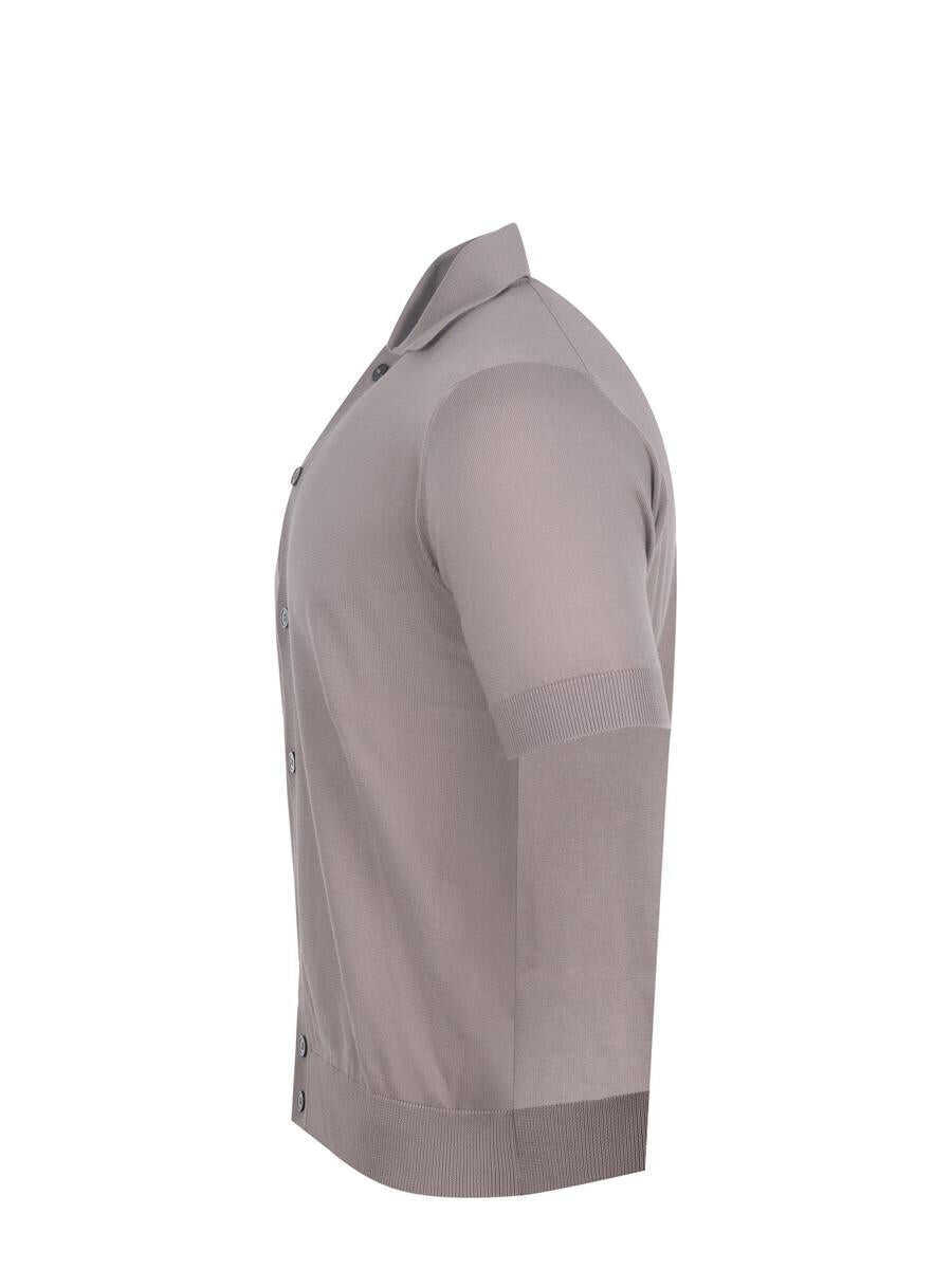 Camasi FILIPPO DE LAURENTIIS Filippo De Laurentiis  T-Shirts And Polos Grey Barbati (BM 18708522) 2