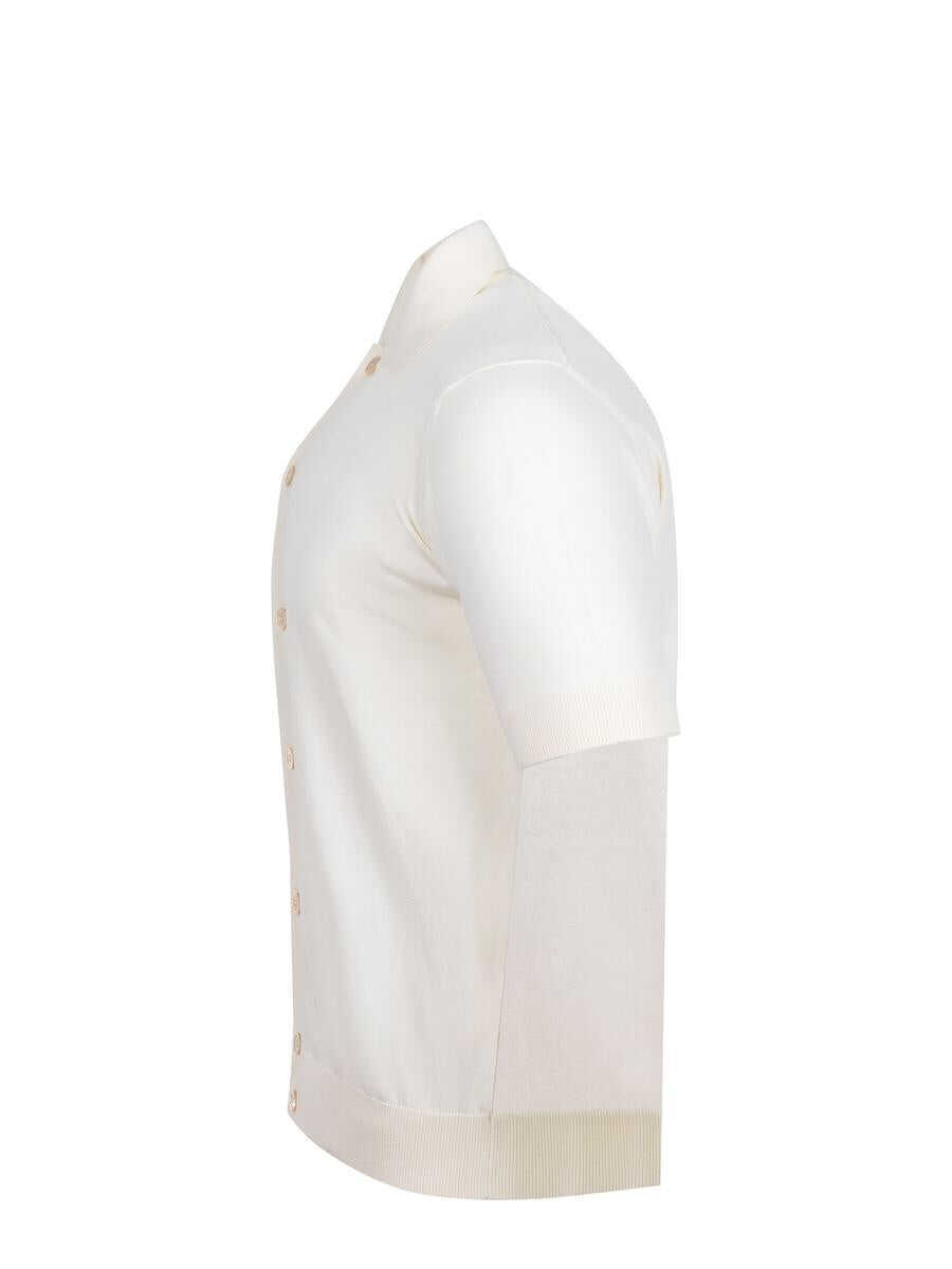 Camasi FILIPPO DE LAURENTIIS Filippo De Laurentiis  T-Shirts And Polos Beige Barbati (BM 18708525) 2