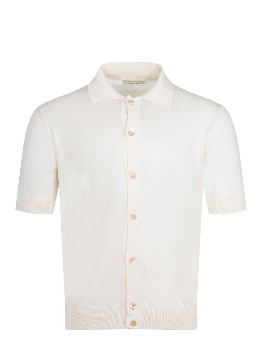 Camasi FILIPPO DE LAURENTIIS Filippo De Laurentiis  T-Shirts And Polos Beige Barbati (BM 18708525) 1