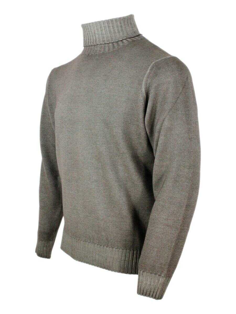 Pulovere FILIPPO DE LAURENTIIS Filippo De Laurentiis Sweaters NUVOLA TOPO Barbati (BM 18708753) 2