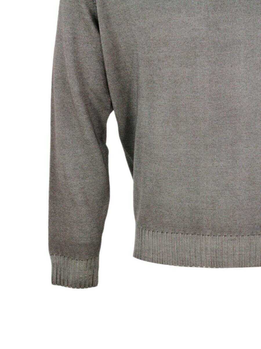 Pulovere FILIPPO DE LAURENTIIS Filippo De Laurentiis Sweaters NUVOLA TOPO Barbati (BM 18708753) 4