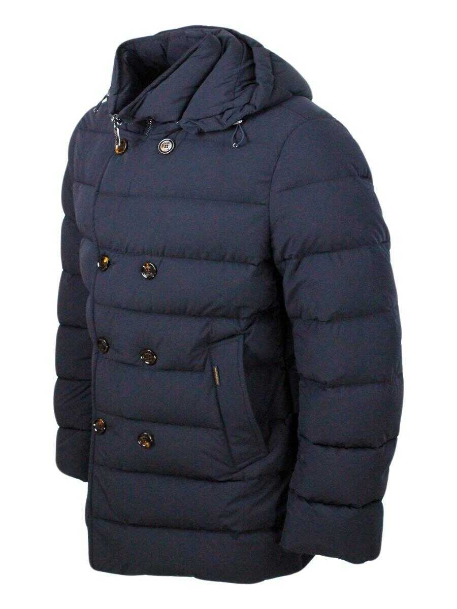 Paltoane Moorer Moorer Coats DARK BLU Barbati (BM 18708891) 2