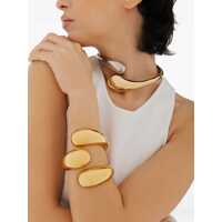 Bratari 'Isa'  Gold Colored Bracelet With Spiral Design In Bronze Woman Femei