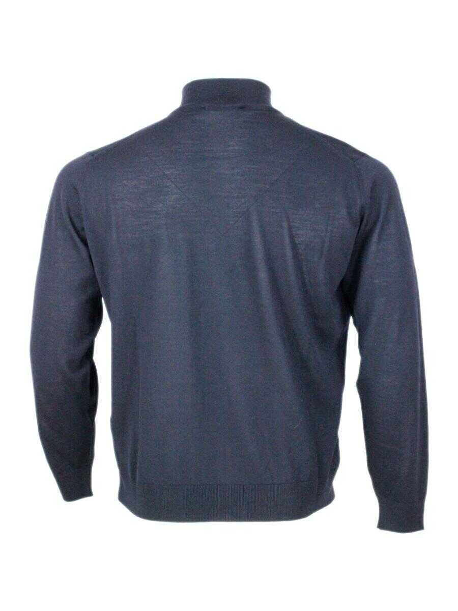 Pulovere FILIPPO DE LAURENTIIS Filippo De Laurentiis Sweaters BLUE Barbati (BM 18708909) 3