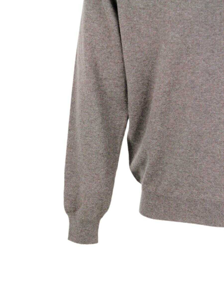 Pulovere FILIPPO DE LAURENTIIS Filippo De Laurentiis Sweaters BROWN Barbati (BM 18708948) 4