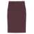 Elisabetta Franchi Bordeaux Skirt With Waistband Detail In Fabric Woman Red