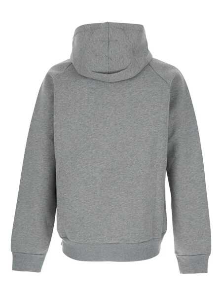 Bluze de trening AUTRY Grey Hoodie With Dropped Shoulders In Neoprene Man GREY Barbati (BM 18709212) 2