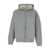 AUTRY Grey Hoodie With Dropped Shoulders In Neoprene Man GREY