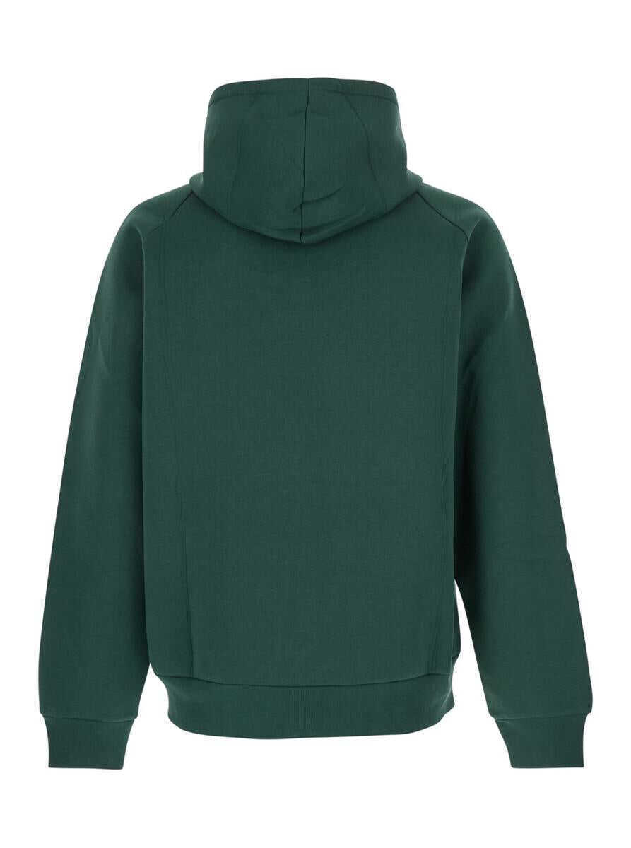 Bluze de trening AUTRY Green Hoodie With Dropped Shoulders In Neoprene Man GREEN Barbati (BM 18709215) 2