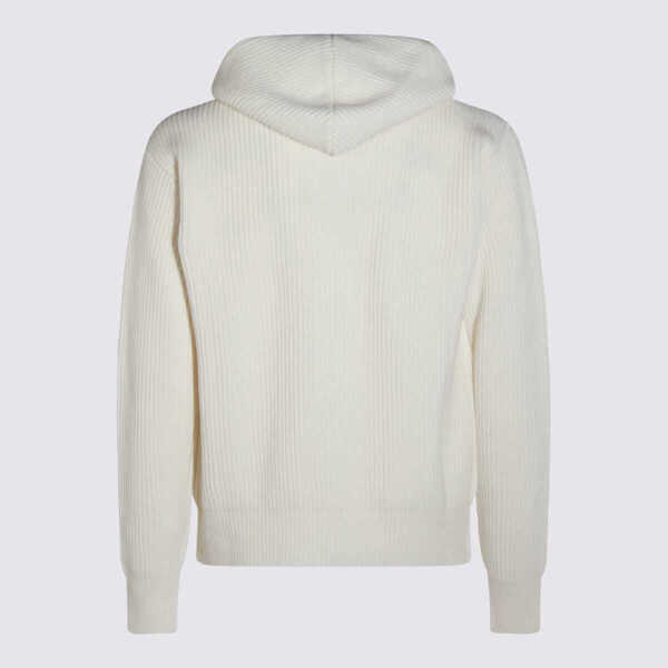 Pulovere Lardini Lardini White Wool Knitwear Beige Barbati (BM 18709515) 2