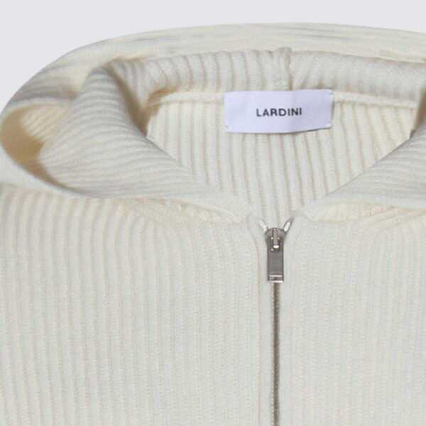 Pulovere Lardini Lardini White Wool Knitwear Beige Barbati (BM 18709515) 4