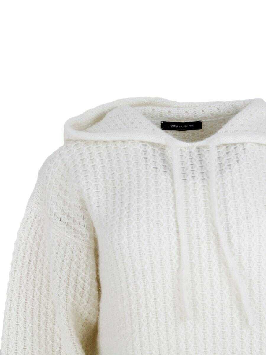 Pulovere Fabiana Filippi Fabiana Filippi Sweaters WHITE Femei (BM 18709659) 4