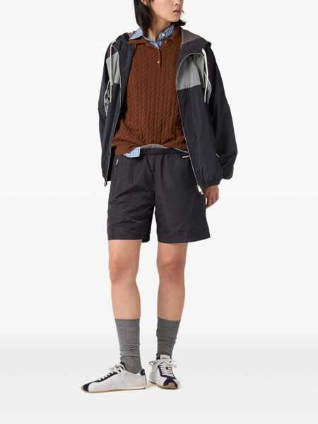 Pantaloni casual Miu Miu Miu Miu Shorts BLUE Femei (BM 18709776) 2