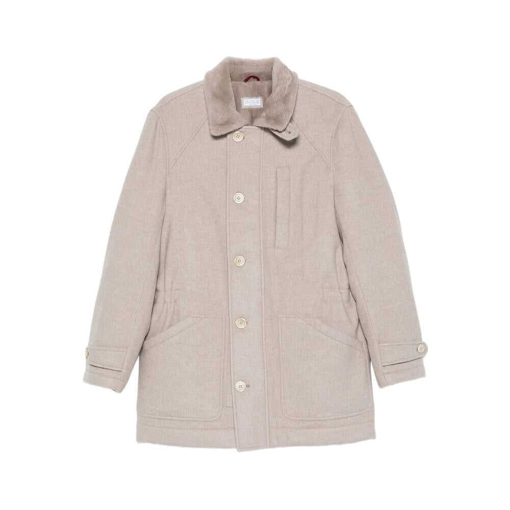 Paltoane Brunello Cucinelli Brunello Cucinelli Coats Beige Barbati (BM 18709791) 1