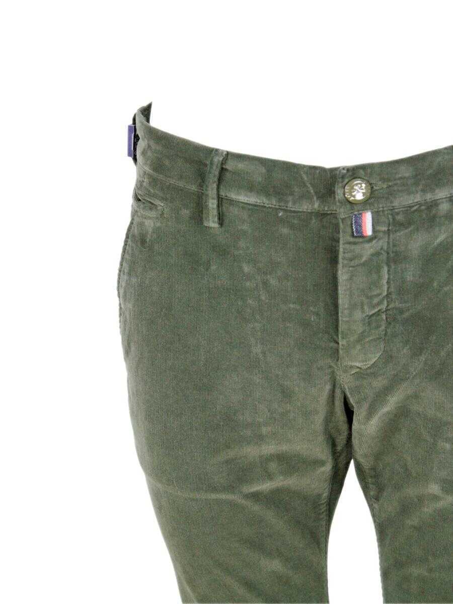 Pantaloni Jacob Cohen Jacob Cohen Trousers GREEN Barbati (BM 18709839) 4