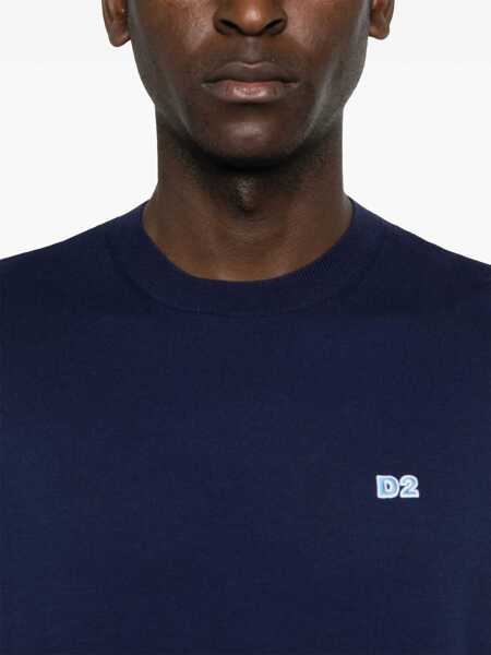 Pulovere DSQUARED2 DSQUARED2 Pullover NAVY BLUE Barbati (BM 18710037) 5