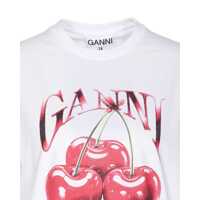 Imbracaminte Dama pagina 545 - Topuri Ganni Ganni T-Shirts And Polos WHITE Femei (BM 18710166) - B-mall.ro