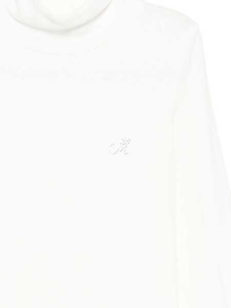 Pulovere Monnalisa RIBBED HIGH NECK SWEATER White Fete (BM 18711030) 3