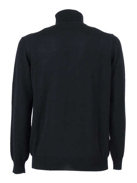 Pulovere casual Kangra TURTLENECK Black   Barbati (BM 18711066) 2