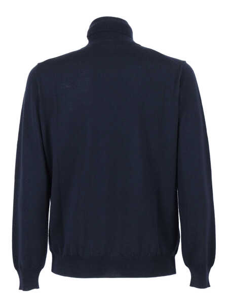 Pulovere casual Kangra TURTLENECK Blue Barbati (BM 18711072) 2