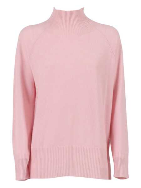 Pulovere Kangra CRATER NECK SWEATER WITH RAGLAN SLEEVES AND VENTS Pink Femei (BM 18711159) 1