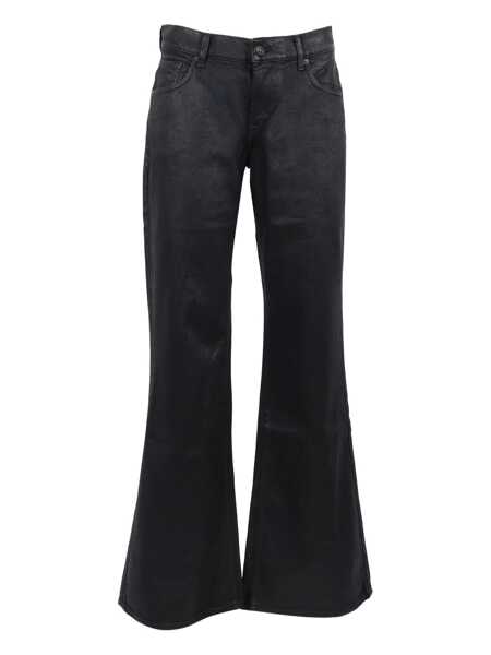 Blugi drepti 7 For All Mankind SPENCER FLARE Blackcat Black   Femei (BM 18711222) 1