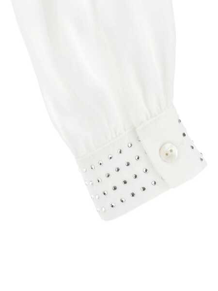 Camasi Monnalisa SHIRT WITH GEORGE RHINESTONE White Fete (BM 18711288) 4