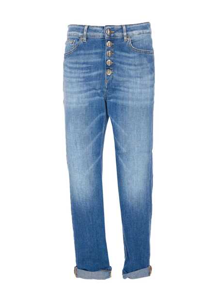 Blugi drepti Dondup KOONS BOT GIOIE PANTS Blue Femei (BM 18711378) 1