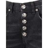 Imbracaminte Dama pagina 17 - Blugi drepti Dondup JACKLYN BOT GIOIE PANTS Black Femei (BM 18711387) - B-mall.ro