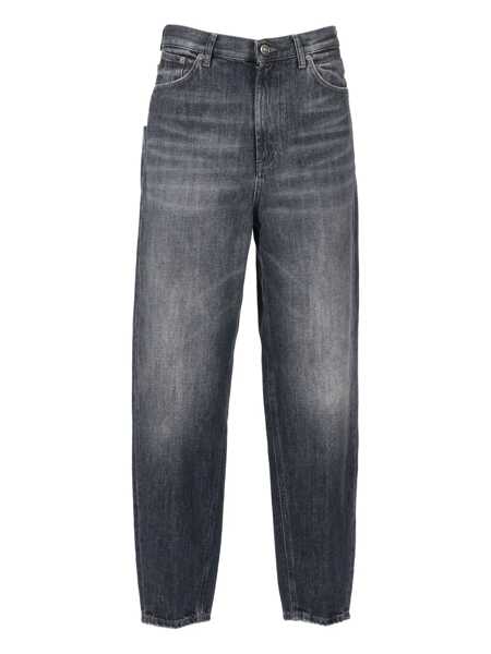 Blugi drepti Dondup BESSIE PANTS Black   Femei (BM 18711408) 1