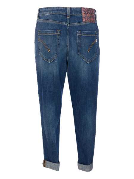 Blugi drepti Dondup KOONS BOT GIOIE PANTS Blue Femei (BM 18711423) 2