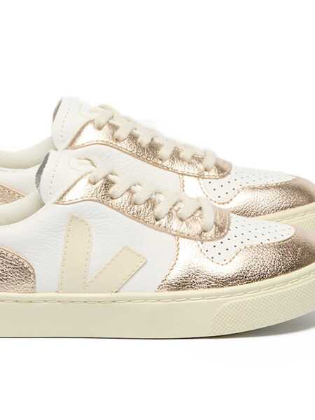 Sneakers VEJA SMALL V-10 L LEATH WHICALCPLATINE SNEAKERS White Fete (BM 18711435) 2