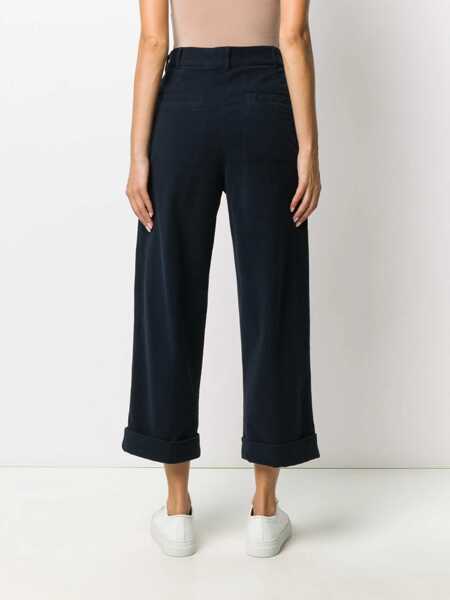 Pantaloni Aspesi WOMAN PANTS Blue Femei (BM 18711504) 4