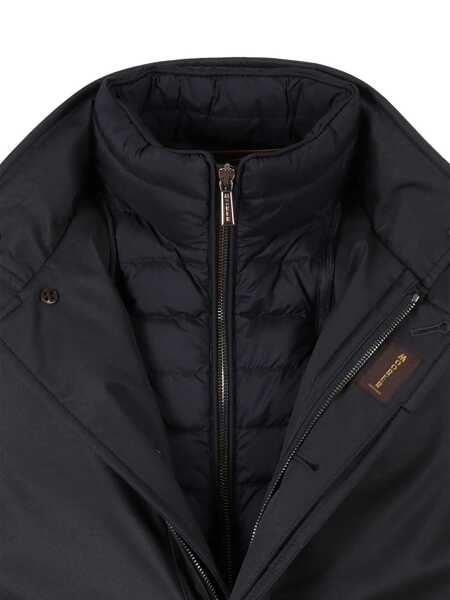 Paltoane Moorer REIS-ADS JACKET Blue Barbati (BM 18711546) 4