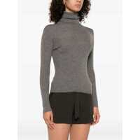 Imbracaminte Dama pagina 564 - Pulovere P.A.R.O.S.H. HIGH NECK SWEATER Gray Femei (BM 18711618) - B-mall.ro
