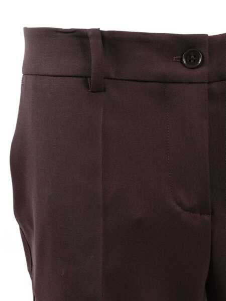 Pantaloni P.A.R.O.S.H. PANTS Brown Femei (BM 18711630) 3