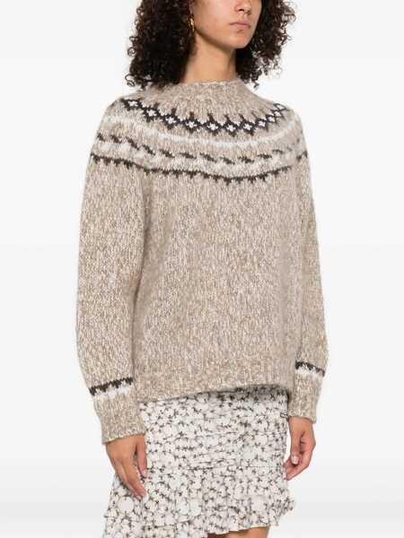 Pulovere P.A.R.O.S.H. SWEATER Beige Femei (BM 18711645) 3