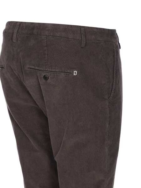 Pantaloni casual Dondup GAUBERT PANTS Brown Barbati (BM 18711783) 3