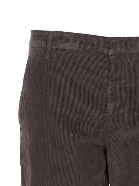 Pantaloni casual Dondup GAUBERT PANTS Brown Barbati (BM 18711783) 4