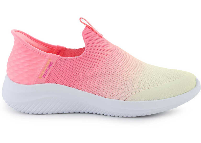Pantofi fitness SKECHERS Slip-Ins Ultra Flex 3.0 - Beauty Blend Neon Pink/Yellow Pink Femei (BM 18711934) 6