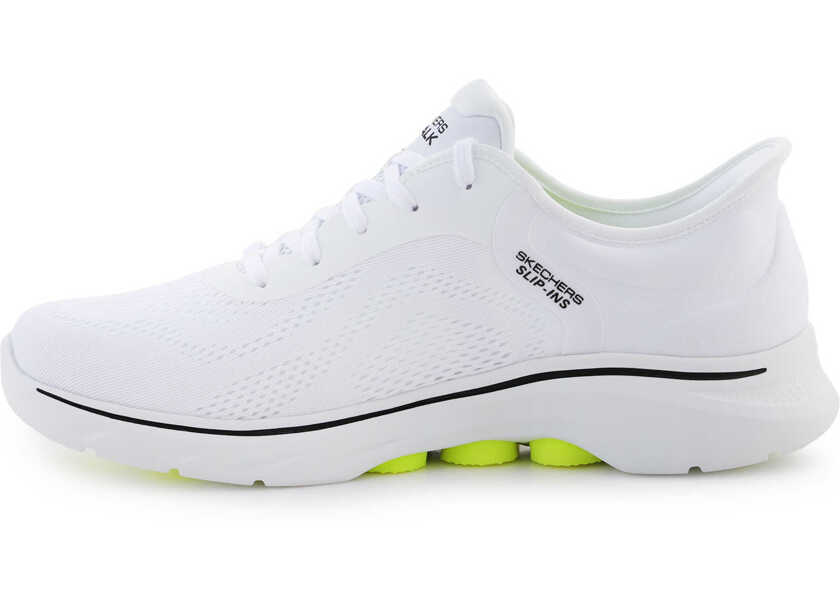 Pantofi alergare SKECHERS Slip-ins: GO WALK 7 - Valin White/Black White Barbati (BM 18711937) 4