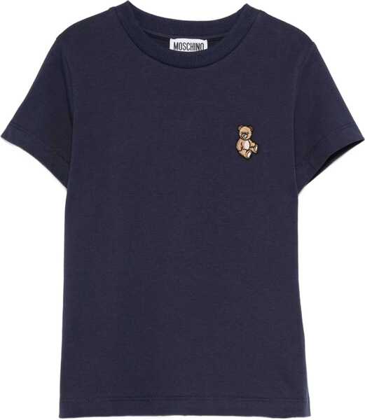 Tricouri Moschino T-Shirt With Logo BLUE Baieti (BM 18712015) 1